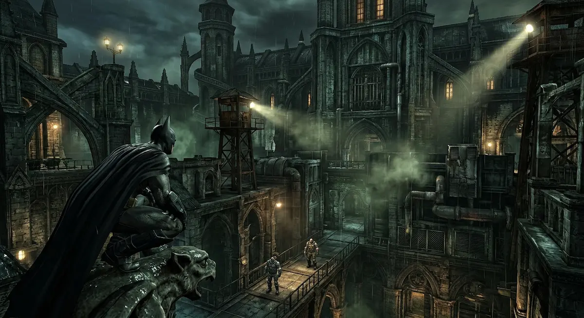 Batman dans l'univers de Arkham Asylum