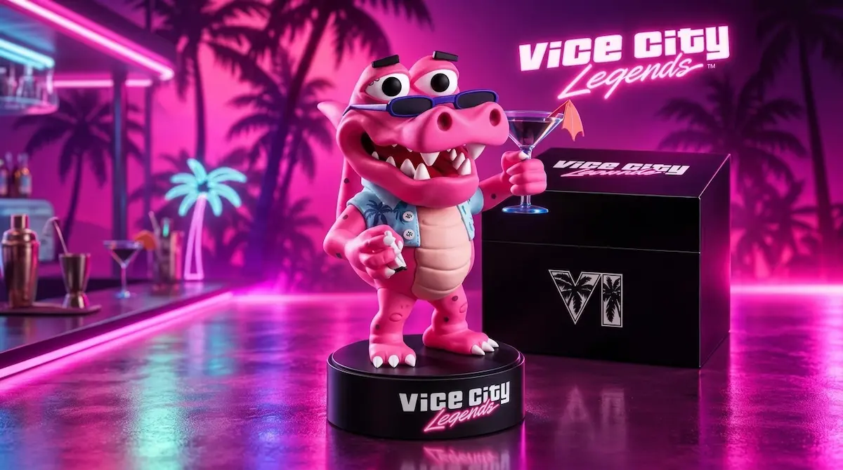 La box collector Grand Theft Auto VI Goodtime State Vice City Collection avec les objets inspirés de Leonida
