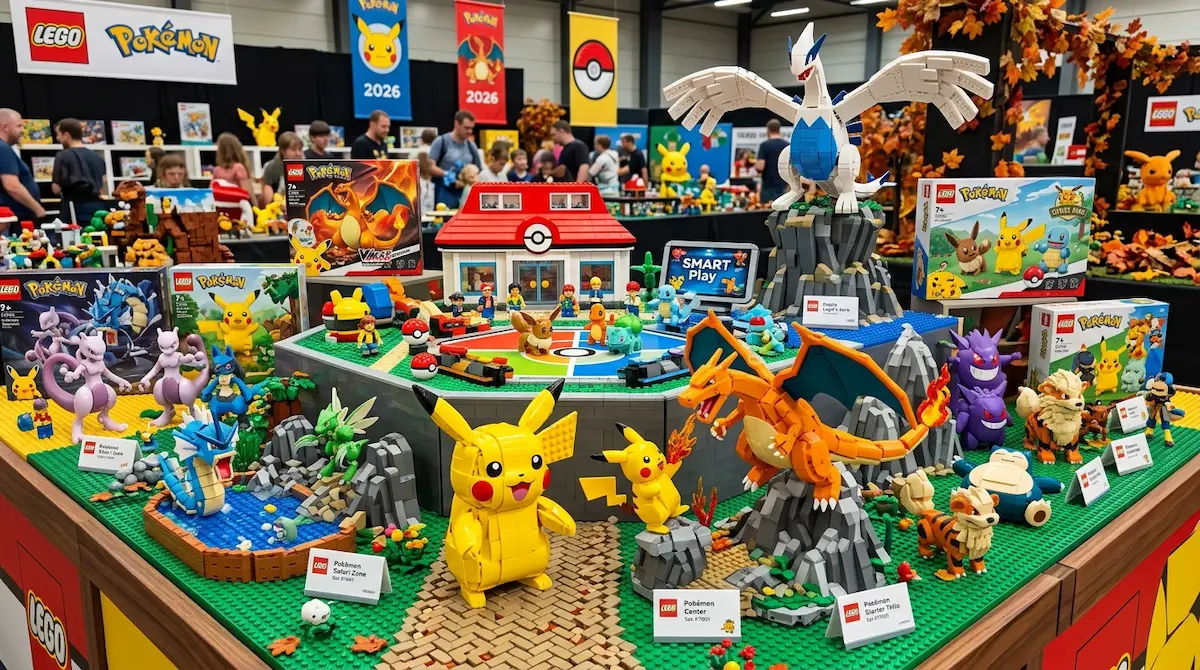 Sets LEGO Pokémon avec Pikachu, Dracaufeu et plusieurs constructions Pokémon